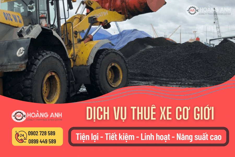 Dịch vụ cho thuê xe cơ giới tại HCM, Bình Dương, Đồng Nai, Vũng Tàu