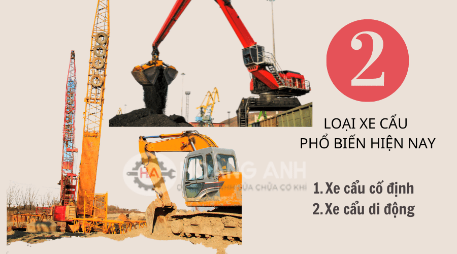 Các loại xe cẩu hiện nay